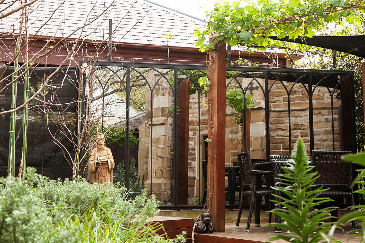 Double Arch outdoor mirror large Outdoor Mirrors