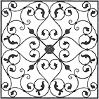 Wrought Iron Trellis