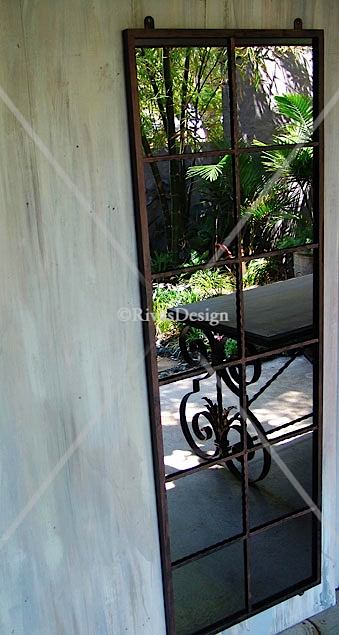 12 Square garden mirror | Outdoor Mirrors