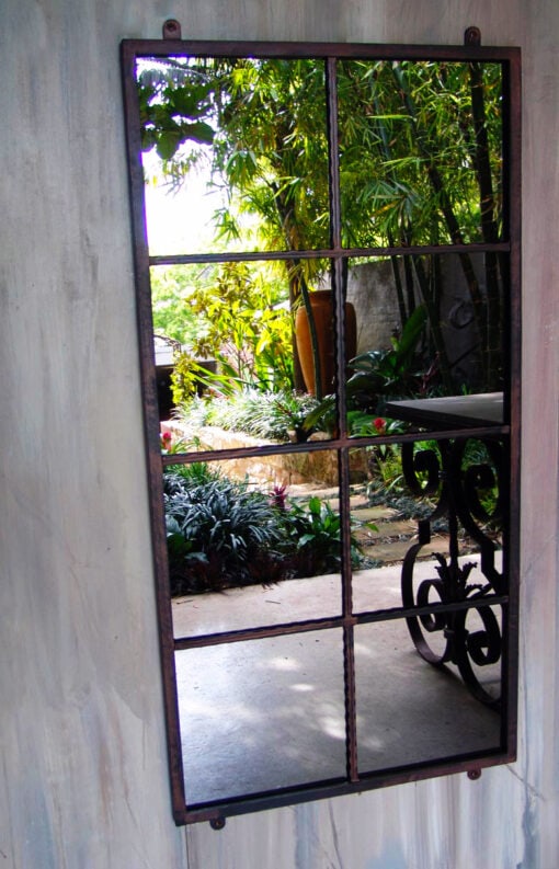 8 Squares garden mirror - Image 4
