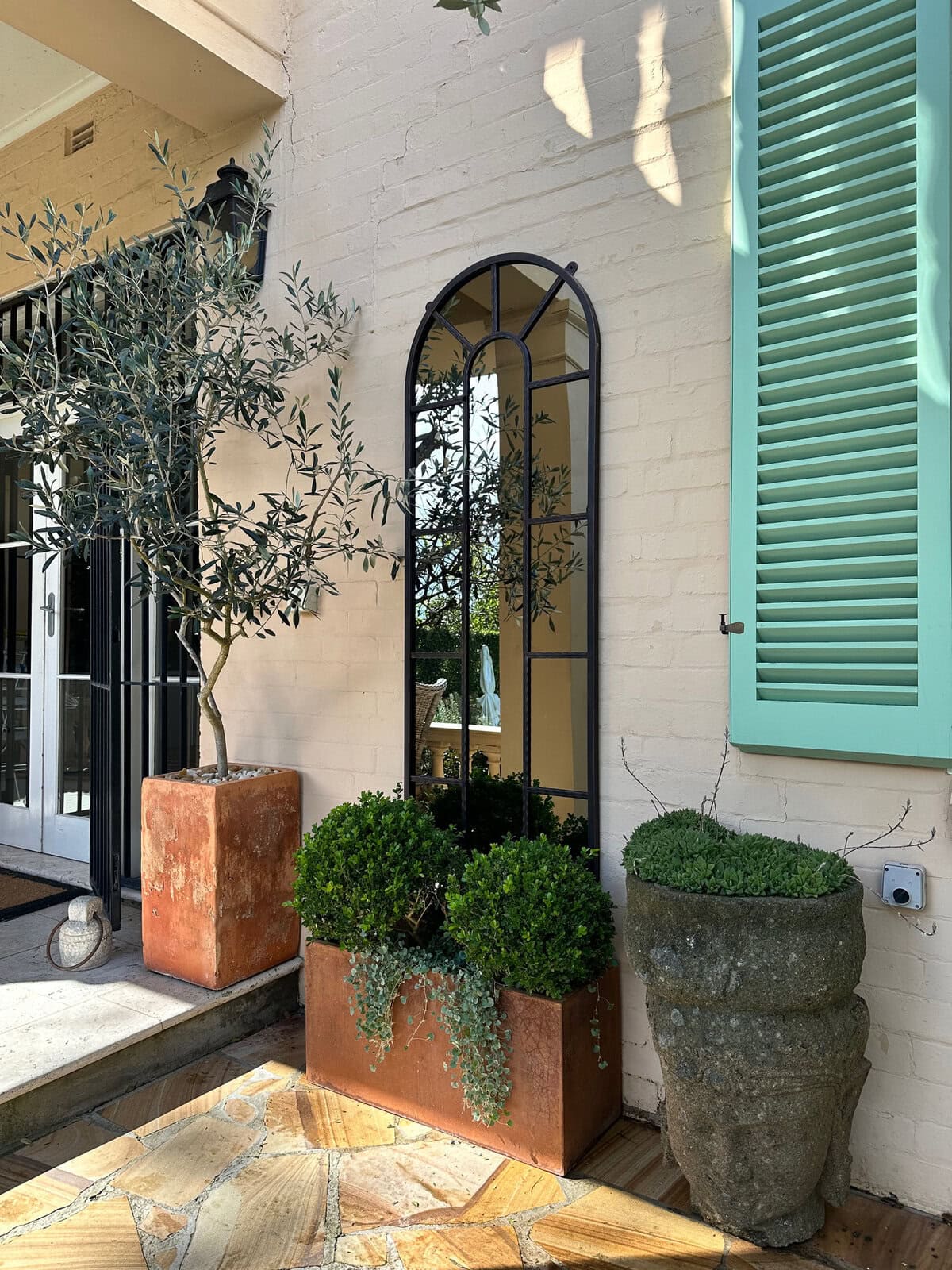 Arch Top Large Outdoor Mirror 2