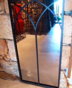 Double Arch Iron Mirror