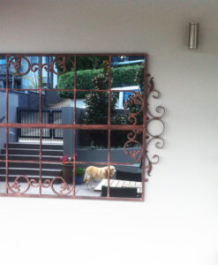 Garden mirror SG design large in copper