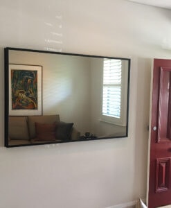 Iron framed Mirror used indoors