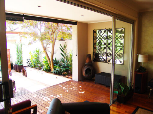Two Tile design iron mirror