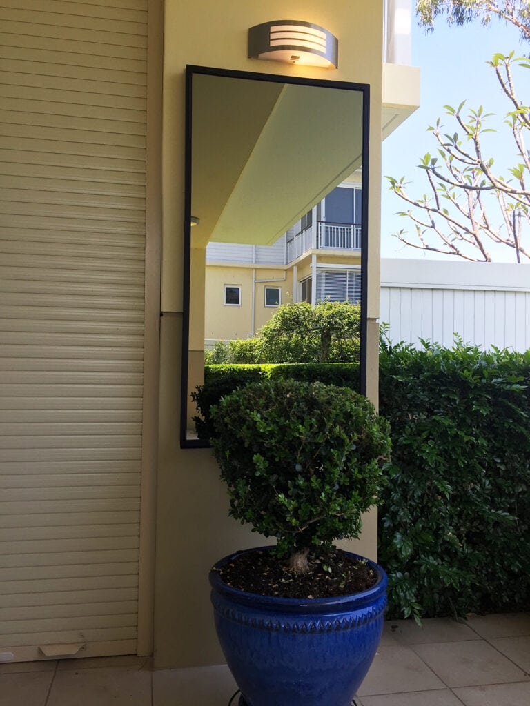 Outside Building Mirror Contemporary outdoor mirror std - Outdoor Mirrors