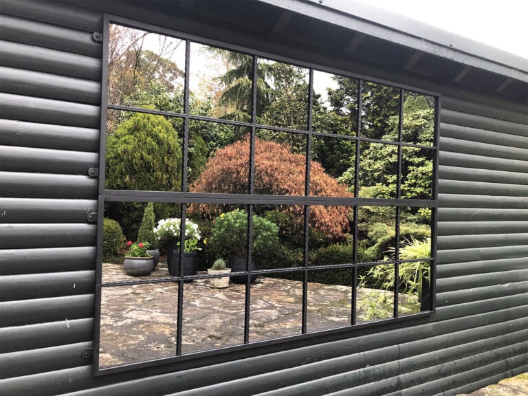 12 Square garden mirror large Outdoor Mirrors