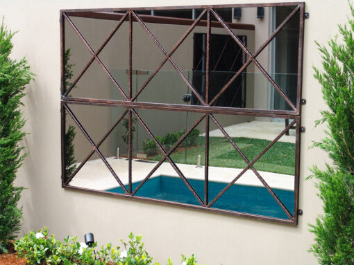 Outdoor mirrors in triple cross mirrors Edgecliff 8