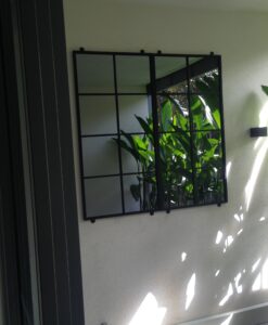 Outdoor mirrors set 2 8Sq on balcony 1