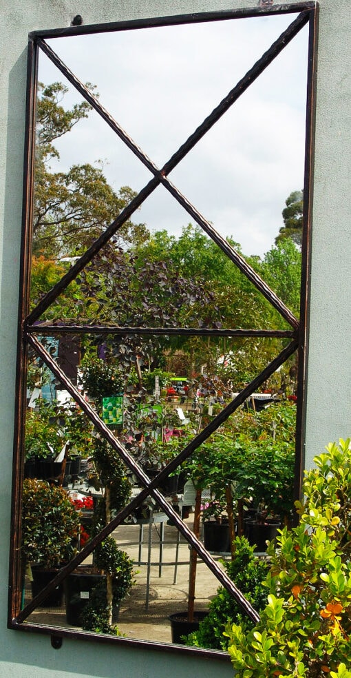 Double Cross garden mirror - Image 19