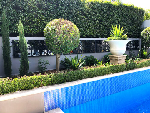 Rivas Design garden mirror 3 tile design horizontal
