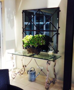 Two outdoor mirrors Brisbane home