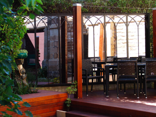 Double Arch outdoor mirror large
