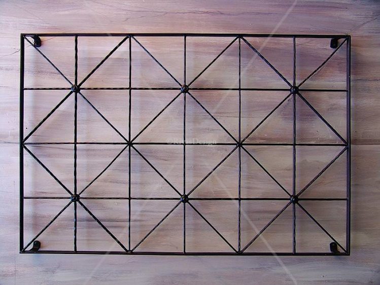 Diamonds & squares Trellis Outdoor Wall Art