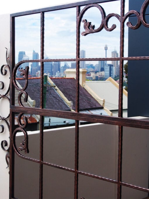 Scrolled Gate outdoor mirror large - Image 10