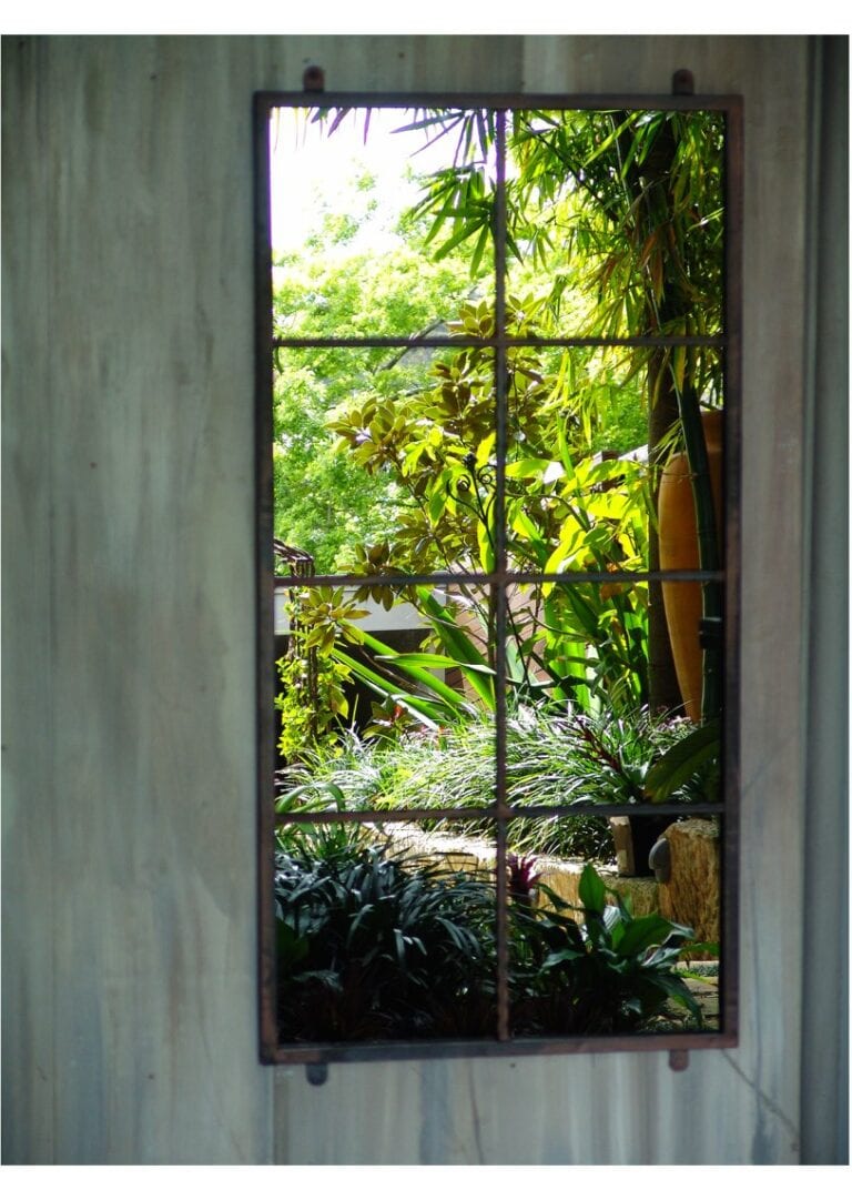 8 Squares garden mirror Outdoor Mirrors