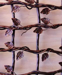 Wrought iron wall art