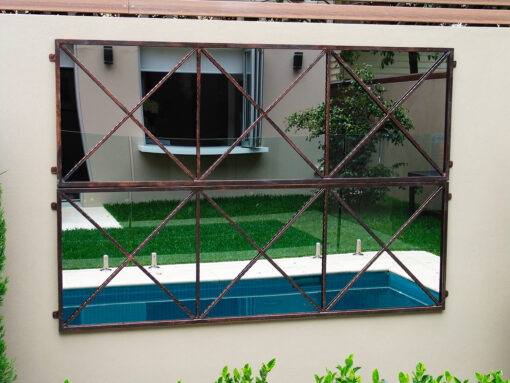Triple Cross garden mirror - Image 7