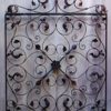 Decorative iron wall panels
