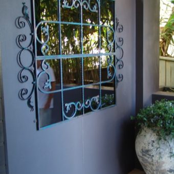 Verdigris mirror