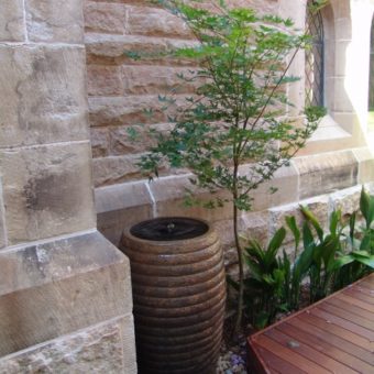Courtyard features