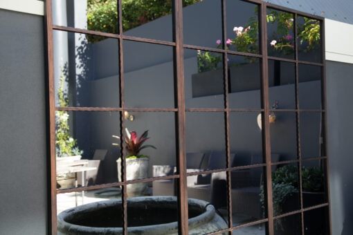 12 Square garden mirror large - Image 2