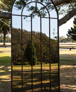 Large arched outdoor mirror RivasDesign