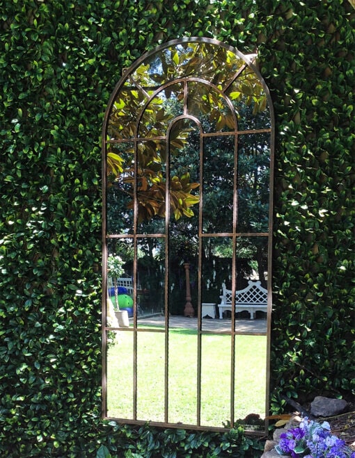 Mirror Xtra large top garden wallJPG Fotor