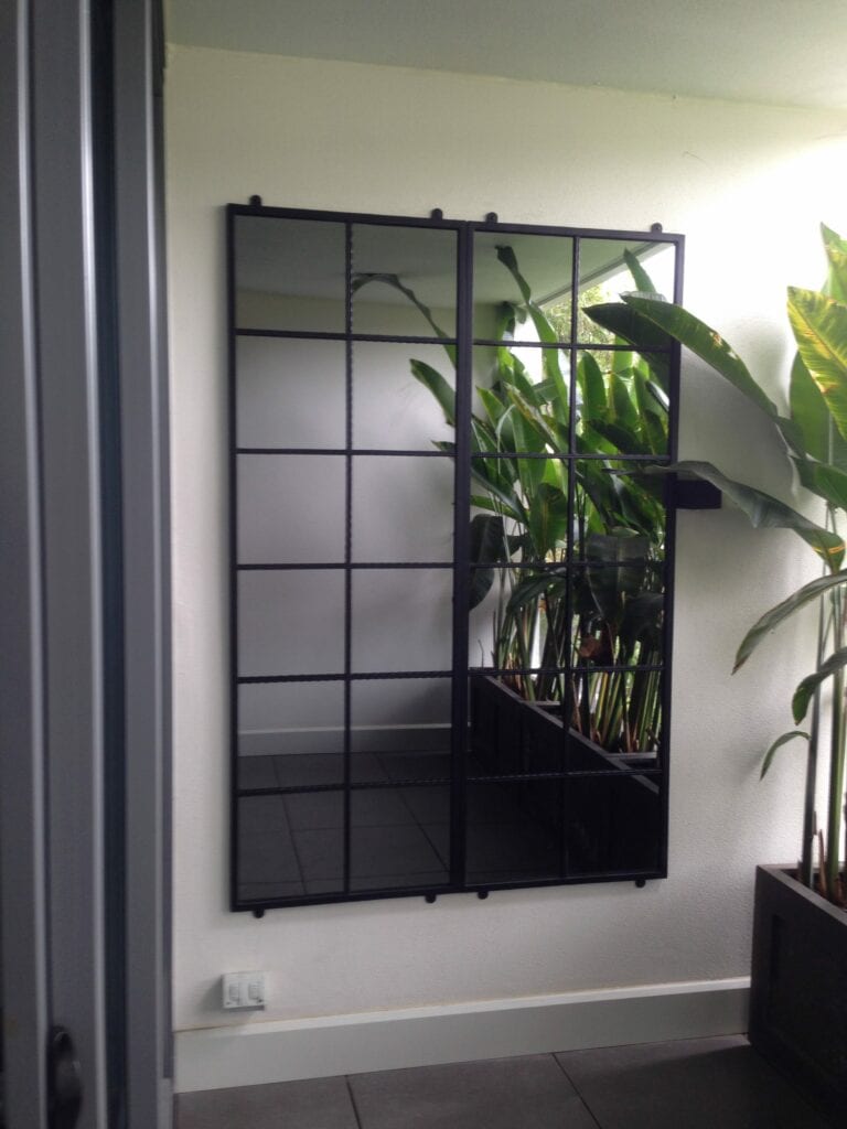 12 Square garden mirror large Outdoor Mirrors