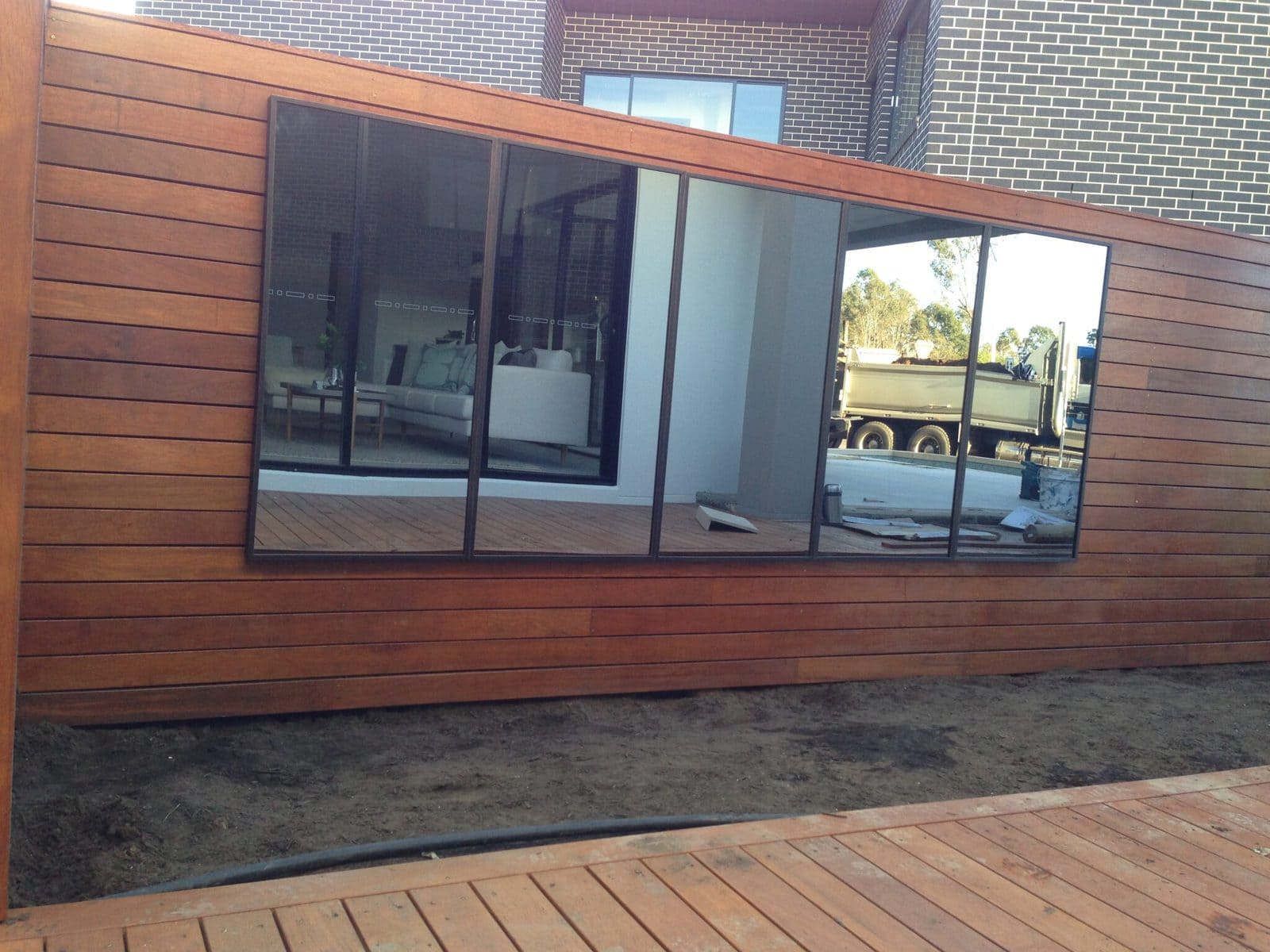 Outside Building Mirror Contemporary outdoor mirror std - Outdoor Mirrors