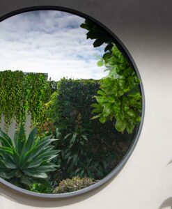 1200mm Circular iron outdoor mirror