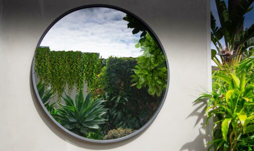 1200mm Circular iron outdoor mirror