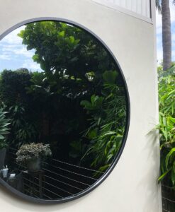 RD 1200mm contemporary outdoor mirror circular