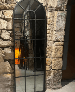 Arch top outdoor mirror studio
