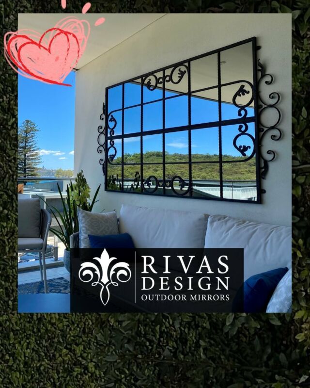 Take fabulous views a step further with an outdoor mirror on your balcony. You’ll make the view pop from all angles.  #outdoormirrorssydney #outdoormirrorsmelbourne  #outdoormirrorsperth